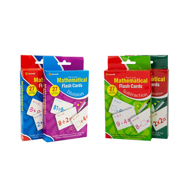 بطاقات تعليمية لمادة الرياضيات المختلطة