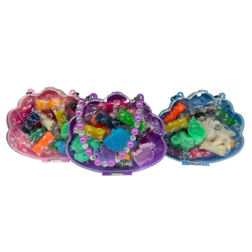 clay-mix-colour-shell-shape-kids-craft-clay