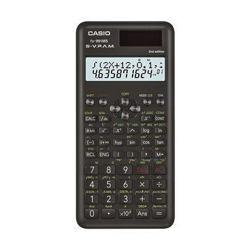 آلة حاسبة علمية كاسيو FX-991MS سوداء اللون، ١٢ رقمًا