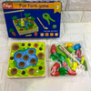 EDUCATIONAL MODEL TOY WOODEN FUN FARM GAME