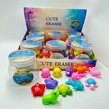 Mini Eraser – Sea Animal Shapes
