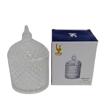GLASS SUGAR JAR
