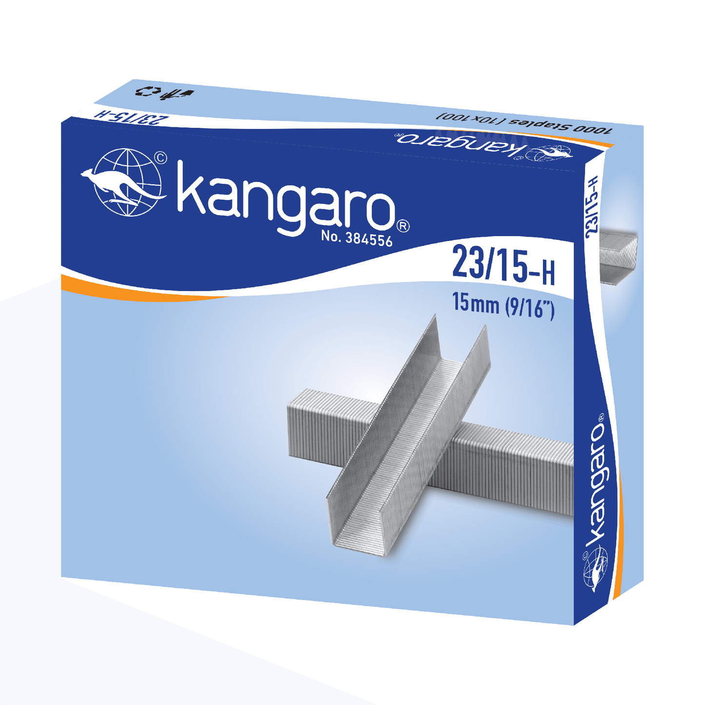 Kangaro 23/15-H Staples - 15mm (pkt/1000pcs)