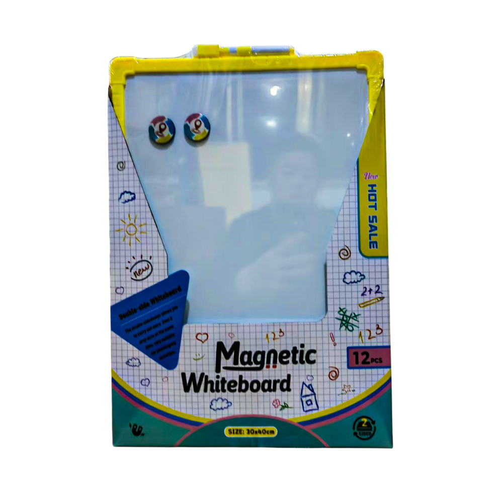 New Fancy Whiteboard 25x35cm – 12pcs Box – Shakeel Ahmed Stationery