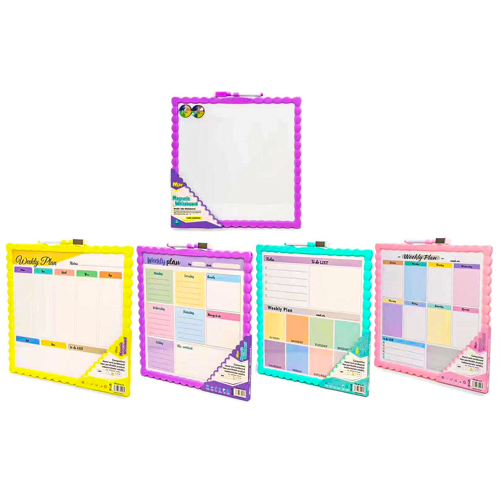 Fancy White Board 29x29cm | 12pcs Color Frame – Shakeel Ahmed Stationery