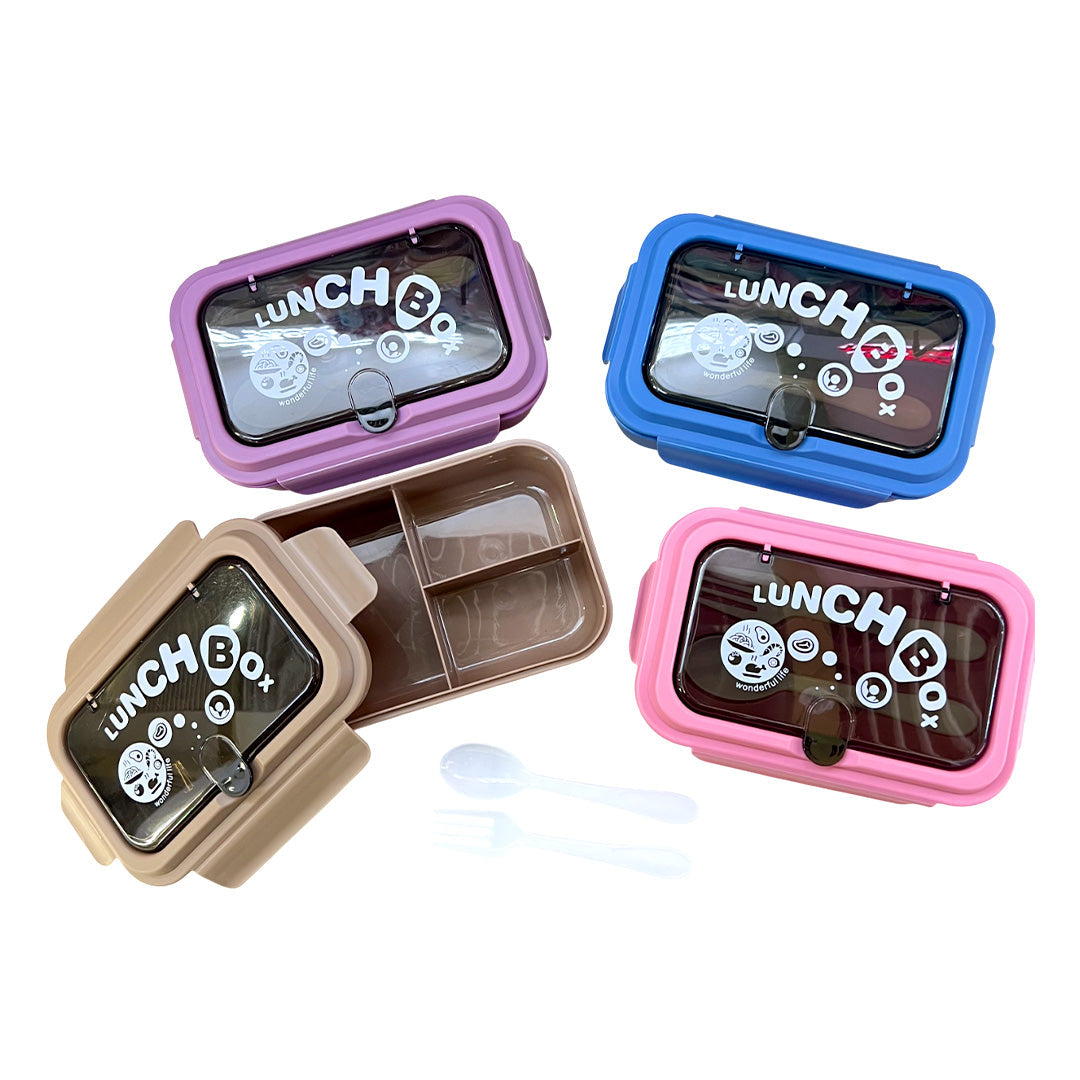 Plastic Lunch Box 1200ml (2024F-4) – Microwave Safe & Leak-Proof ...