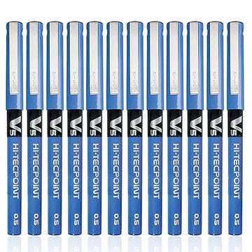 Pilot BX-V5 Hi-Tecpoint Roller Ball 0.5mm,12 Pieces