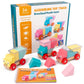 Preschool Intellectual Challenge Shape Cognition Assembling Truck Block Puzzle Game Educational Toy for Kids