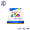SADAF BINDING SHEET A4 230GSM 100SHPKT YELLOW