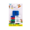 Sadaf Mini Whiteboard Markers with Duster – 5pcs/Pack