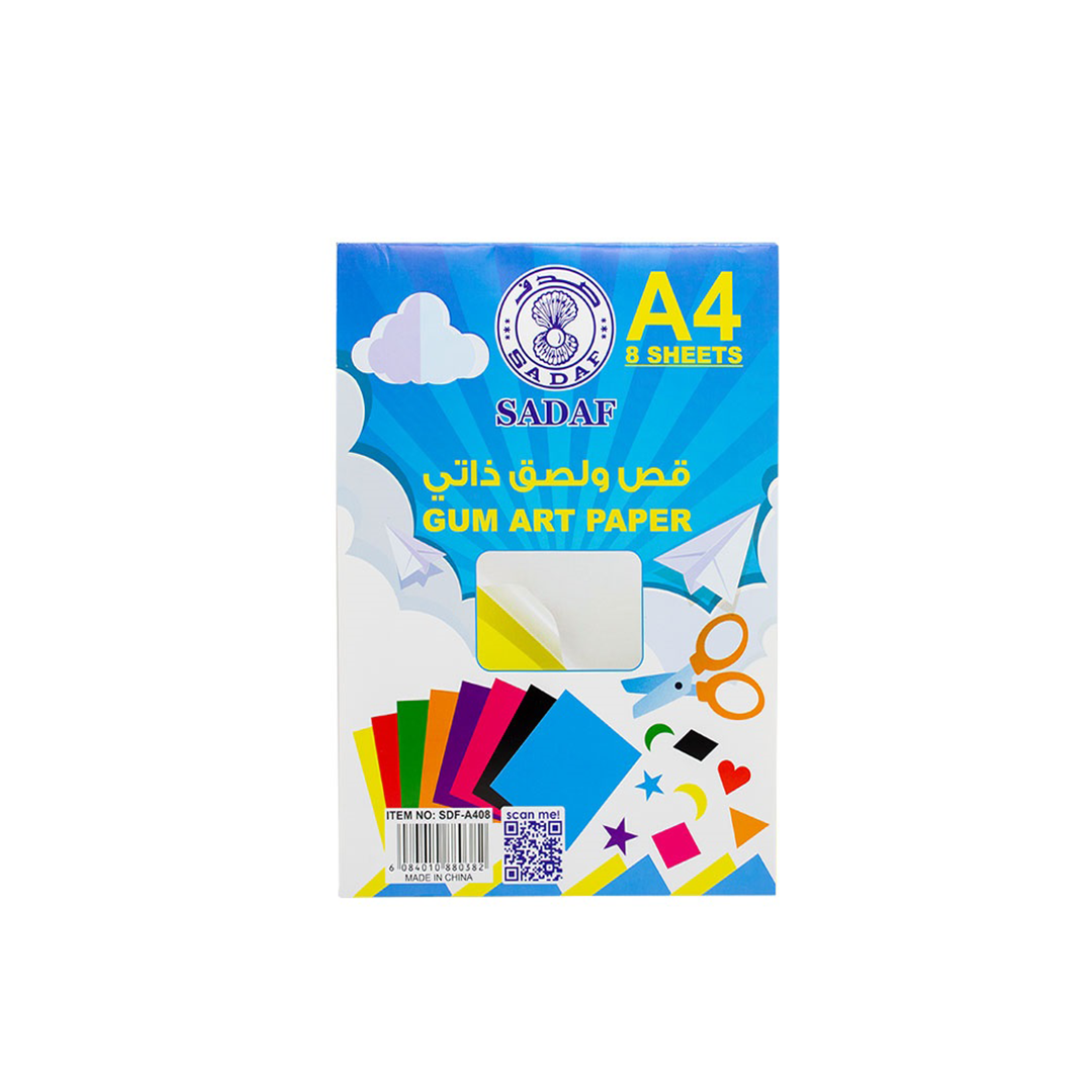 ورق صدف صمغ فني A4 1x8 ورقة Pd-97