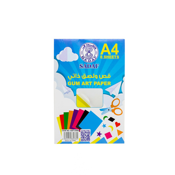 Sadaf Gum Art Paper A4 1x8 Sheet Pd-97
