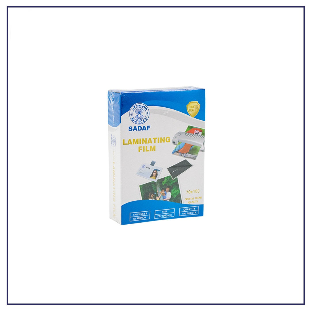 Sadaf Lamination Film 70x100mm 125 Micron – ID Size