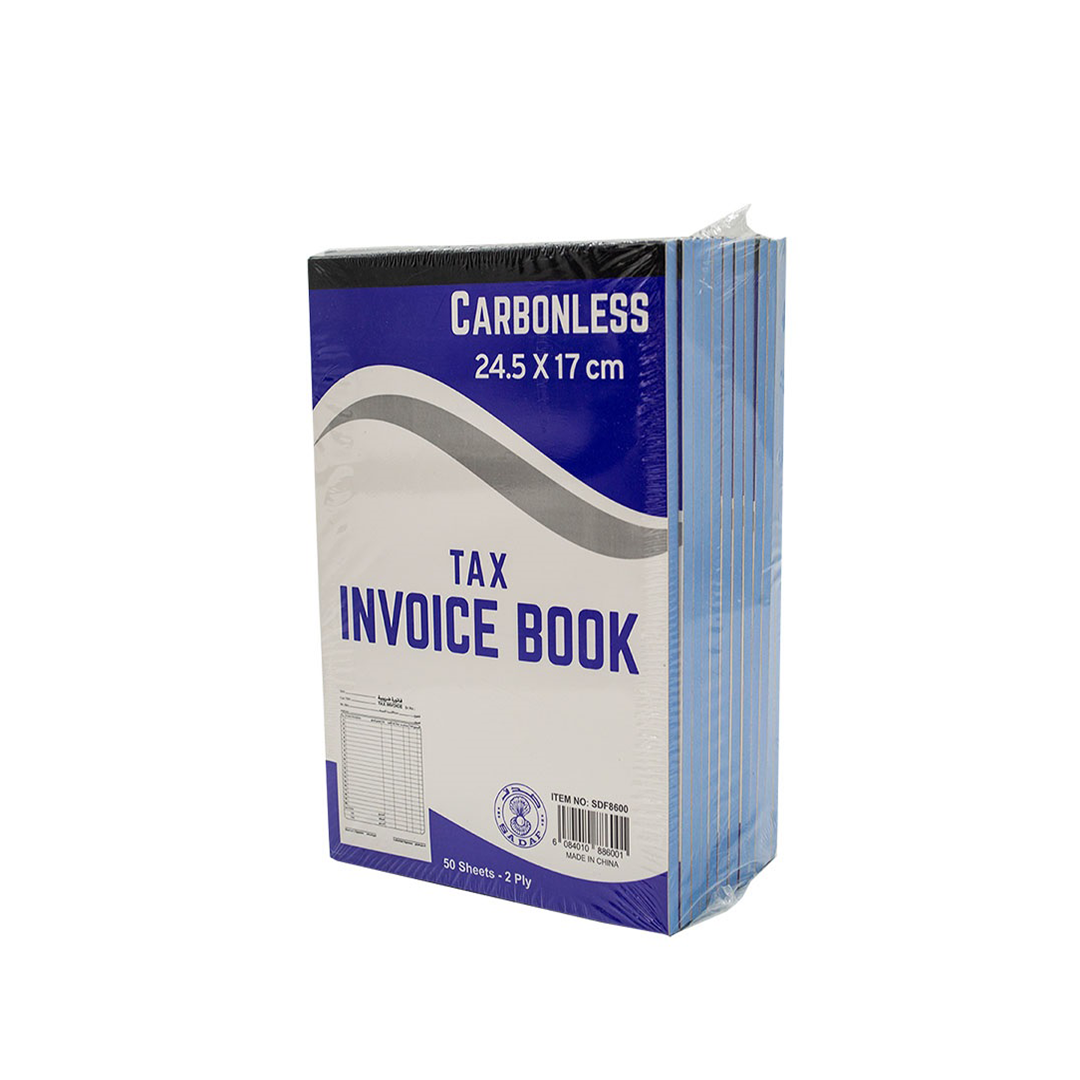 Tax Invoice Book Carbonless – 24.5x17 cm, 50GSM