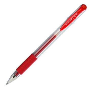 قلم حبر سائل أحمر Signo DX من Uni-Ball UM-151، 12 قلمًا
