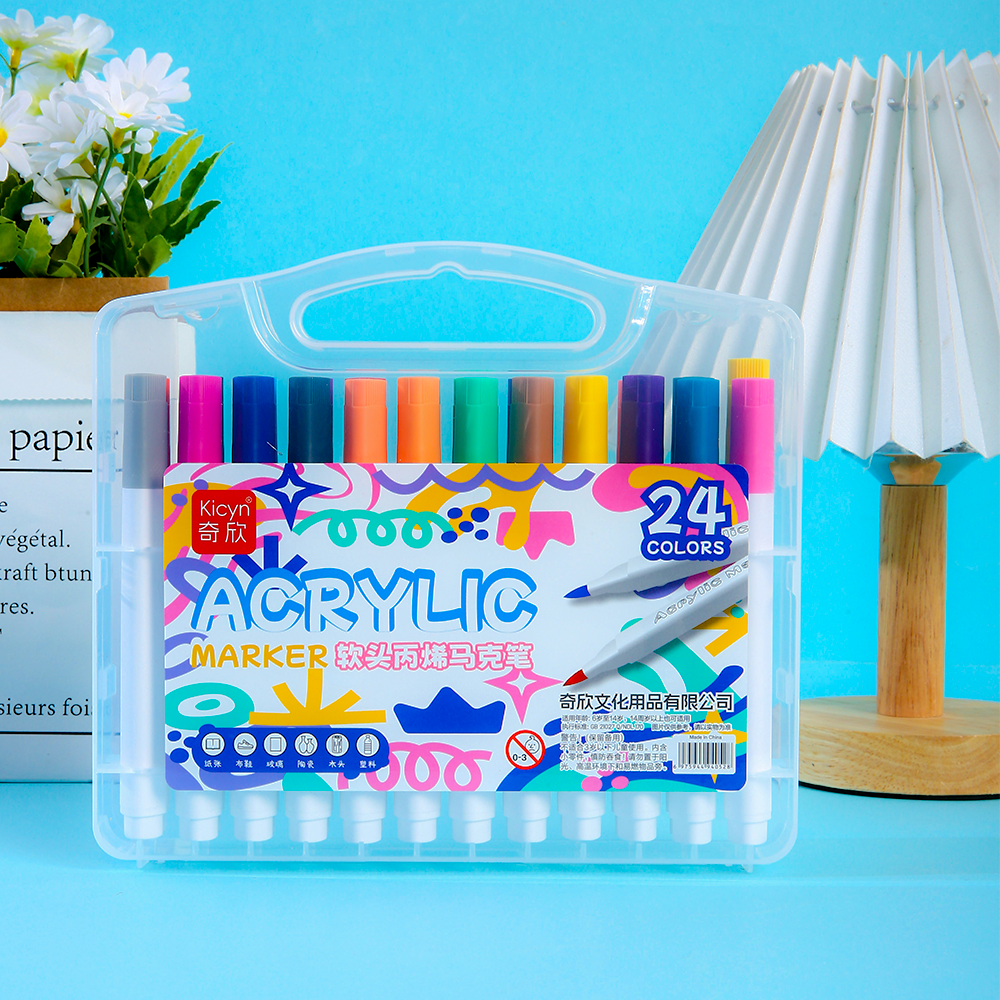 Acrylic Marker Pen Set 24 Colors – Sharjah & Dubai – shakeel