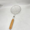 SPOON STRAINER 19CM W/WOODEN HANDLE