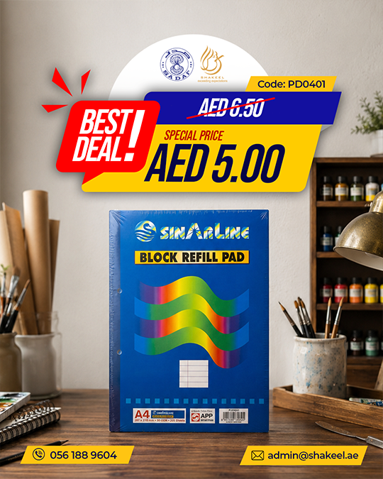 Block Refill Pad A4