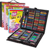 150-piece complete kids art drawing set with case