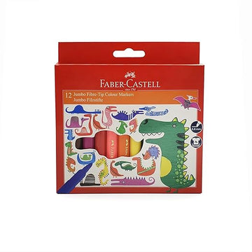 Faber-Castell Fibre Tip Colouring Pen Set Multicolour 12 Pieces