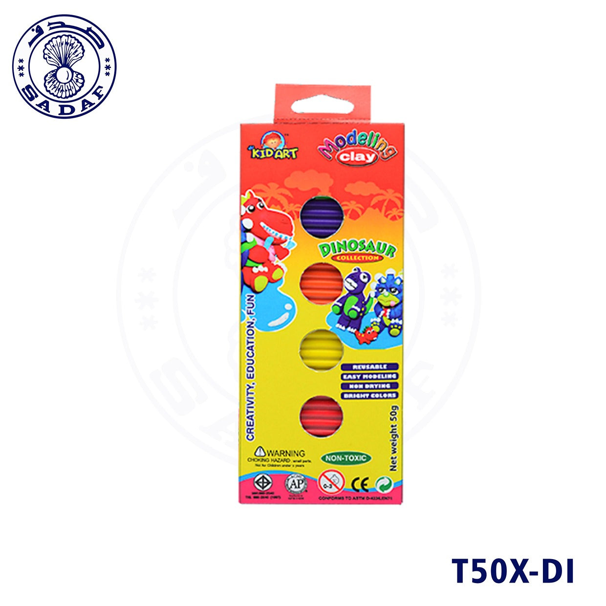 Skinny Clay 6 Colors 50g Flat Pack - Shakeel – Shakeel Ahmed Stationery