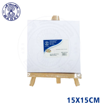 Sadaf Canvas Board with Easel 15x15cm – 280 GSM – SDF1515-S