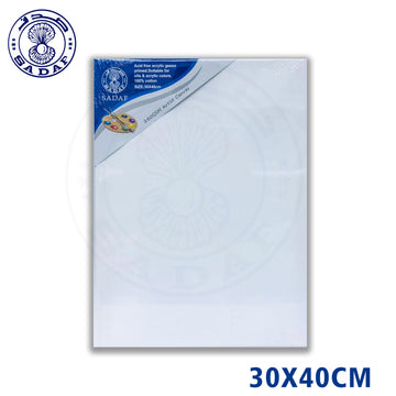 Sadaf 30x40cm Canvas Board – 280 GSM Cotton – SDF3040