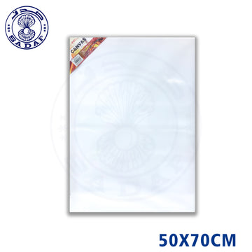 Sadaf 50x70cm Canvas Board – 280 GSM Cotton Canvas for Professional Art