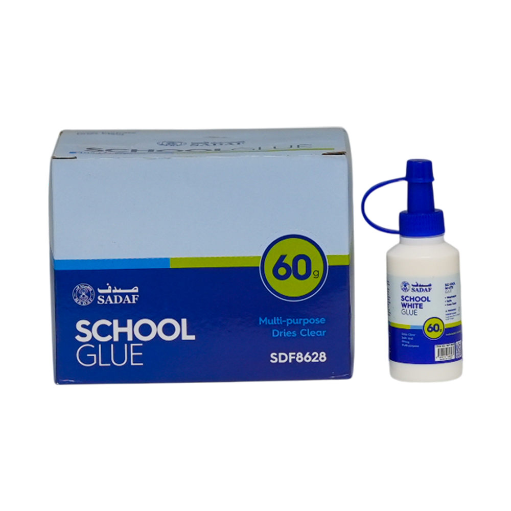 SADAF 60G WHITE GLUE in color box ( 1X12/BOX)