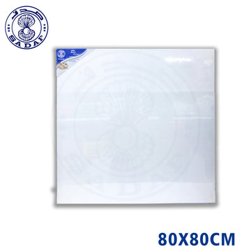Sadaf 80x80cm Canvas Board – 280 GSM Square Cotton Canvas for Artists