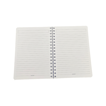SADAF A5 Dark Cover Notebook – Single Line Pages, 70gsm, 100 Sheets – UAE