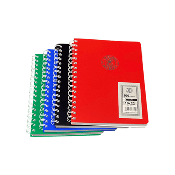 SADAF Dark Cover A5 Notebook – 100 Sheets, Four Line – UAE