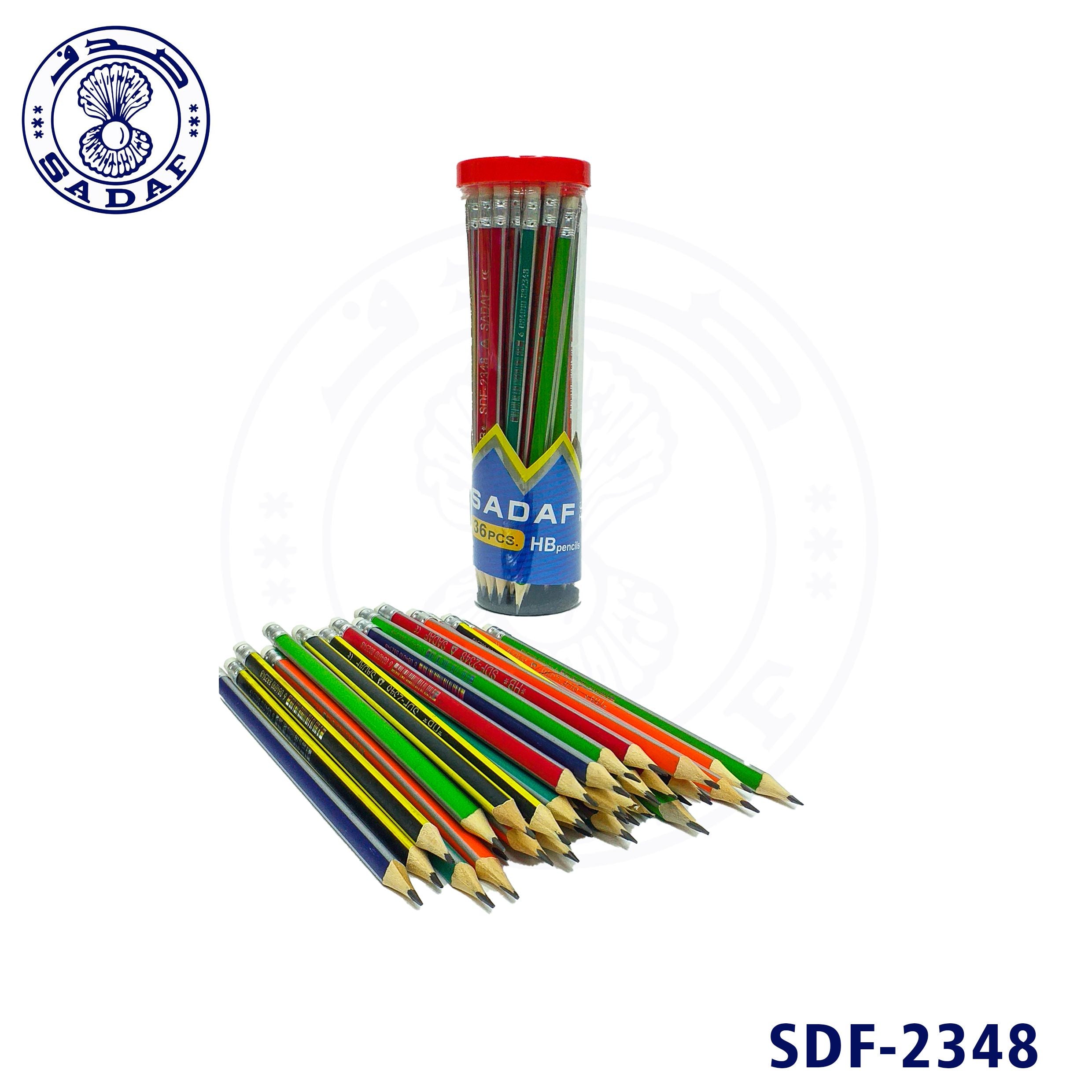 Sadaf HB Pencil 36pcs/Box PVC Box Pack – shakeel
