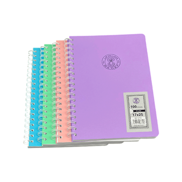 Sadaf Light Cover Omani Size Notebook 25x17cm 100 Sheets Four Line for School and Office