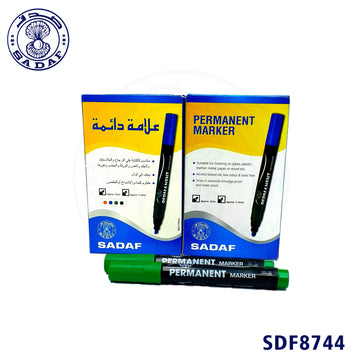 sadaf-permanent-marker-5mm-green-chisel-tip