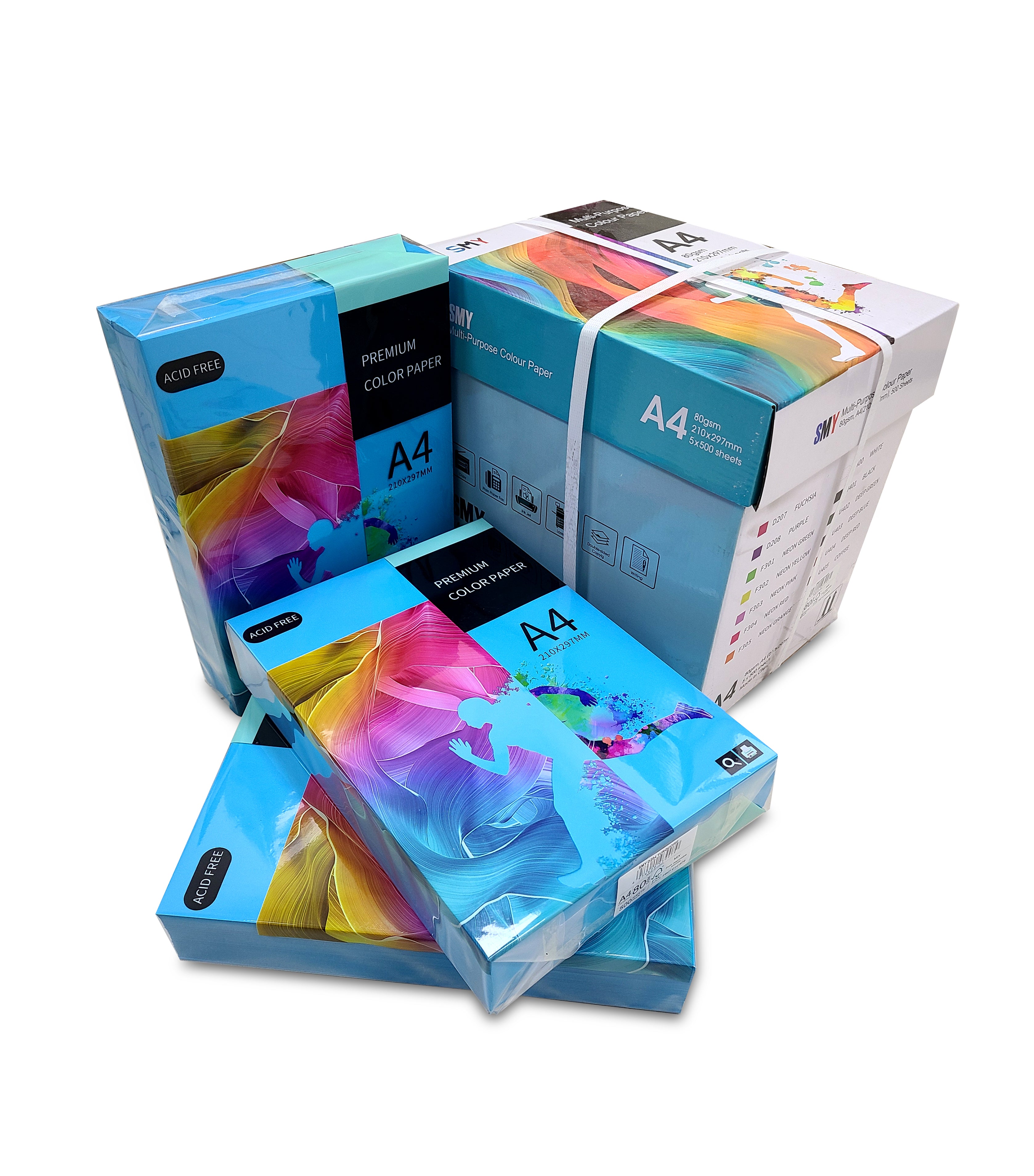 SADAF A4 Dark Blue Paper 500 Sheets | Premium 80GSM Paper – Shakeel ...