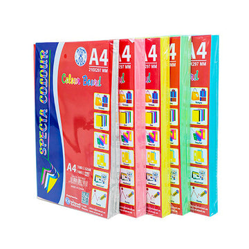 SADAF Spectra Bristol Board A4 180 GSM (100 Sheets per Pack)