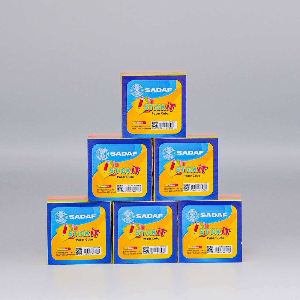 SADAF STICKY NOTES 3x2 ASSORTED COLOR