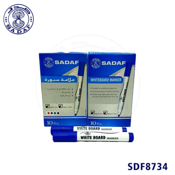 sadaf-white-board-marker-2mm-blue-bullet-tip