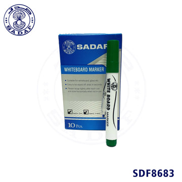 sadaf-white-board-marker-5mm-green-chisel-tip