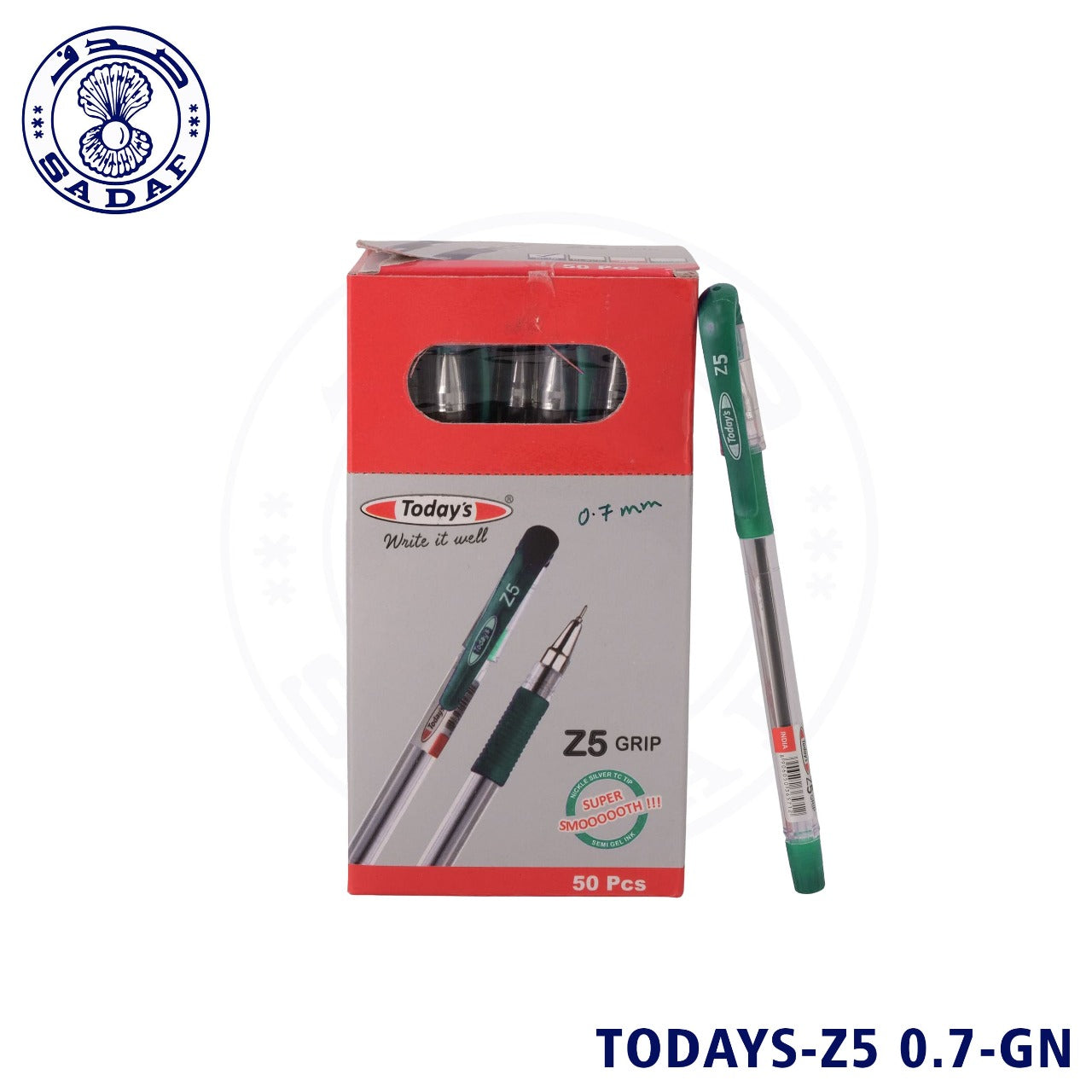TODAYS Ball Pen Z5 0.7mm – 50PCS Box Green Ink
